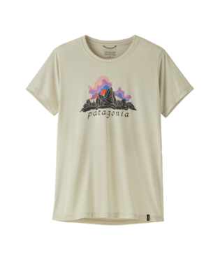 45486 W's Cap Cool Daily Shirt - Fitz Roy Nimbus, Color: DYWH : Dyno White, Size: S