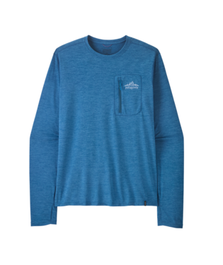 44933 M's LS Cap Cool Sun Shirt - Cloud Crag Crest