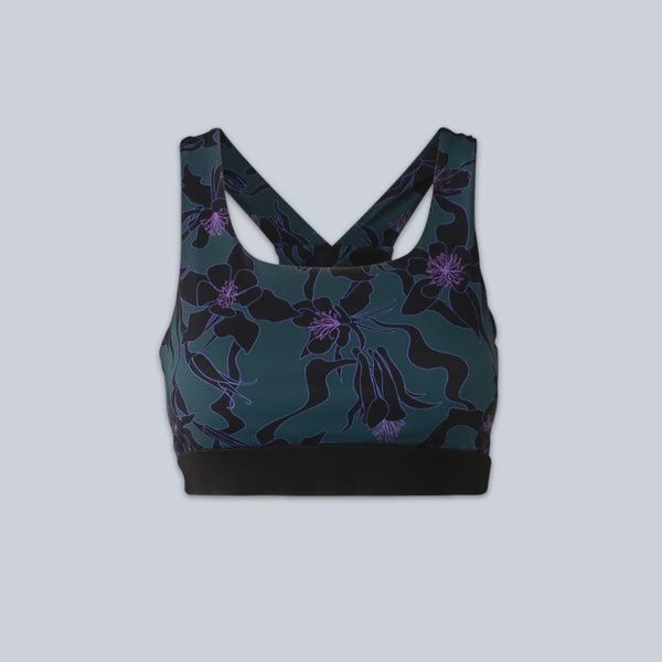 Lucille Sports Bra, Color: SAB-Spruce Aquila Bloom, Size: S