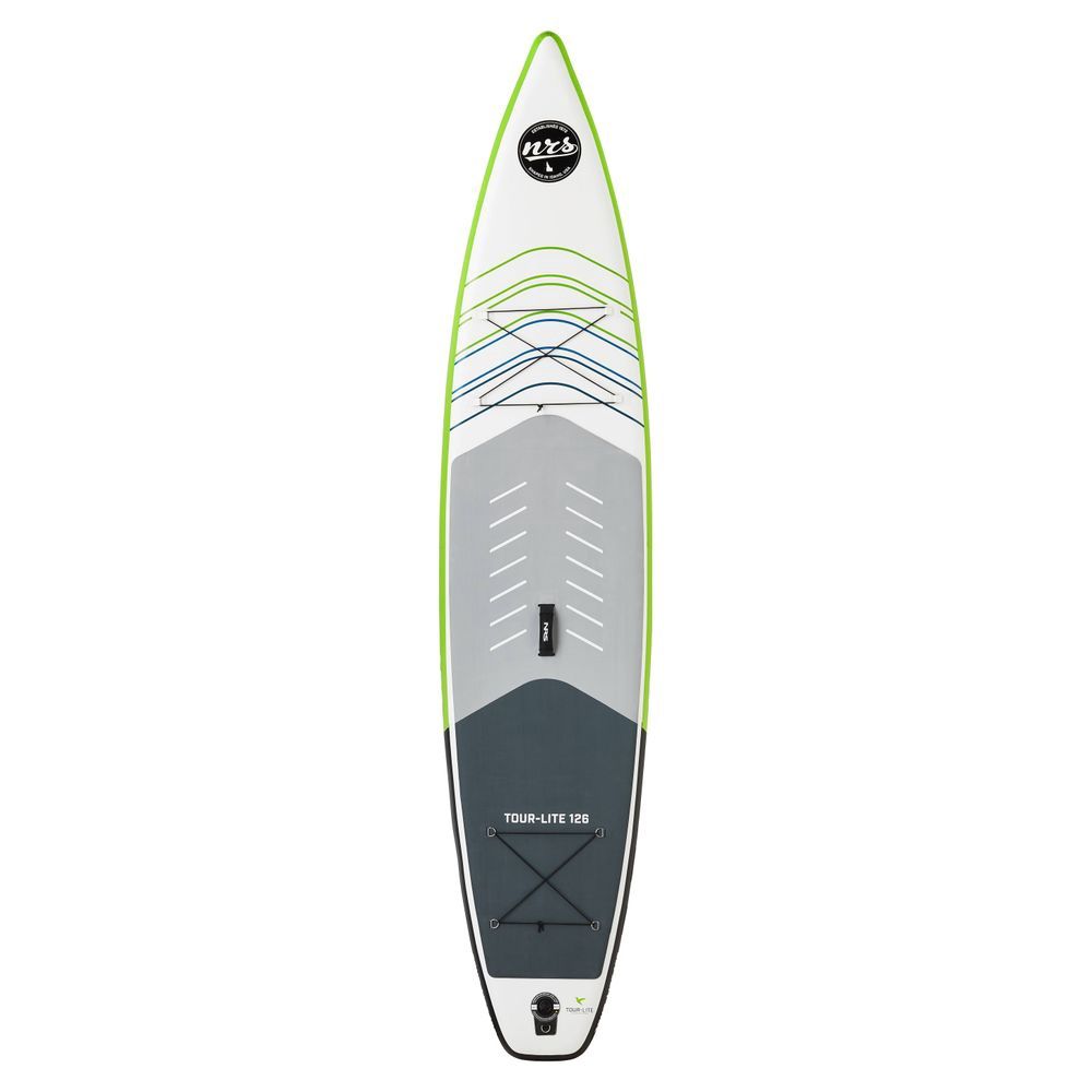 NRS Tour-Lite Inflatable SUP - 126, Color: White-Lime Green, Size: 126