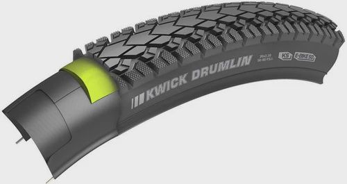 Kenda K1216 Kwick Drumlin E-Bike Tire - 700x50