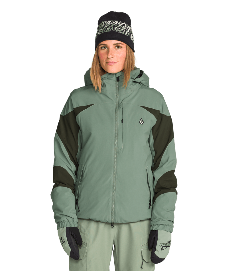 H0452656 W's Shelter 3D Stretch Jkt - 27, Color: Light Green, Size: S