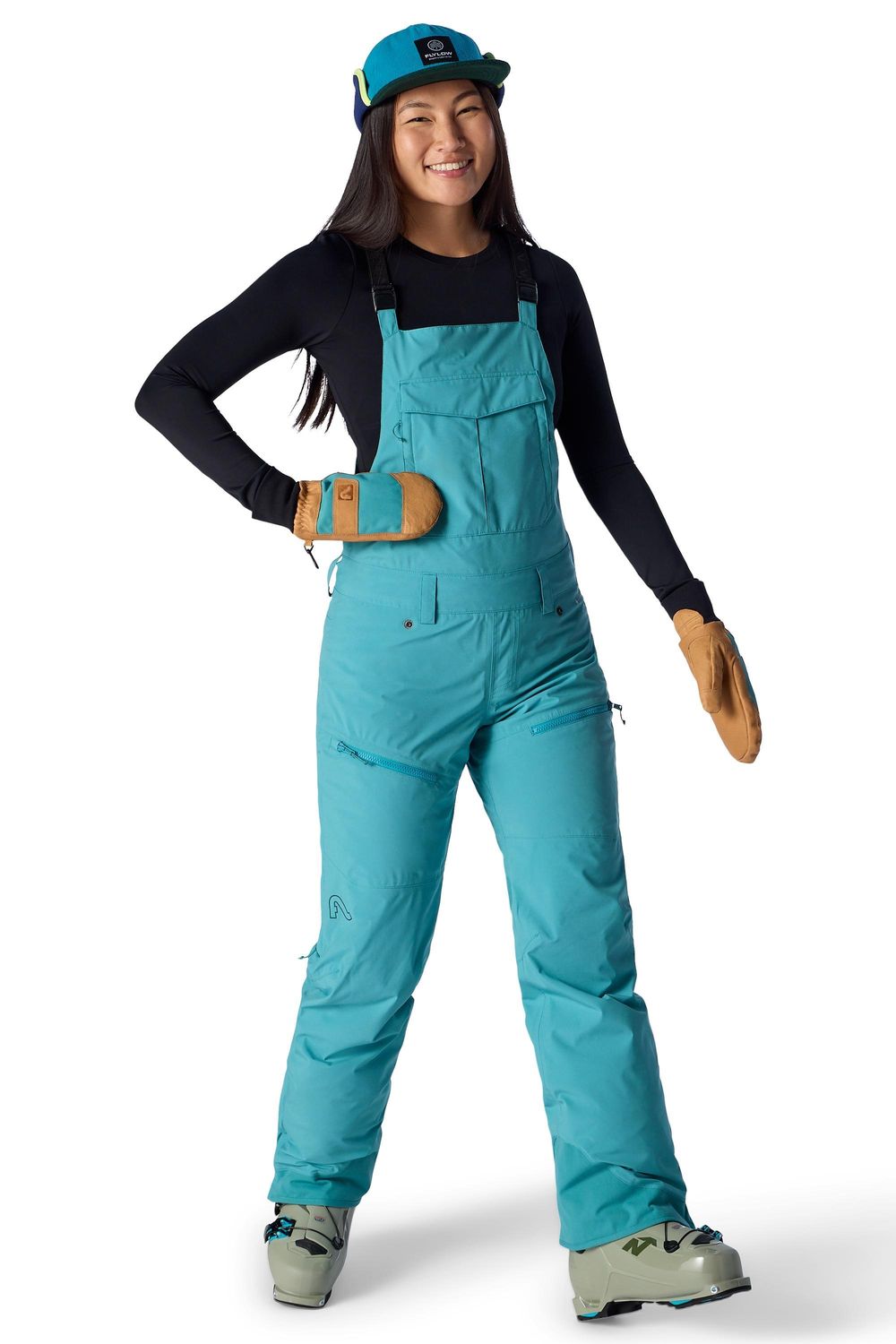 4282 W's Sphynx Bib - 27, Color: 468 Teal, Size: 4