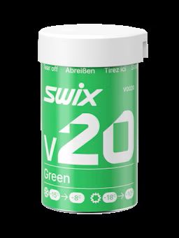 Hardwax Grip for Cross Country Skis, Color: V20 Green, Size: 43g, Temperature Range: -15°C to -8°C