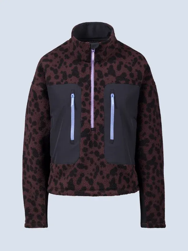 Banner 3/4 Zip Jacket, Color: Dapple, Size: XS