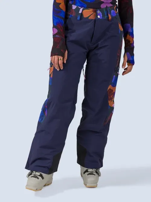 Roundhouse 2L Insulated Pant, Color: Nightflora, Size: XS