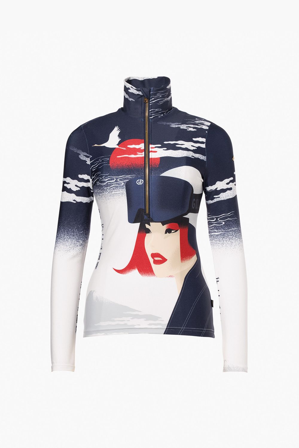 YUKI ski pully, Color: 0054 denim dojo mads, Size: S