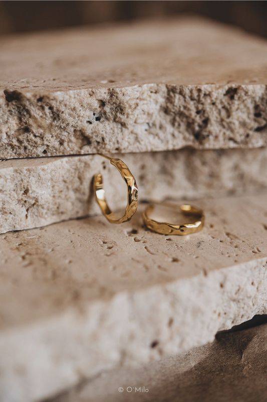 Odelia ripple hoops