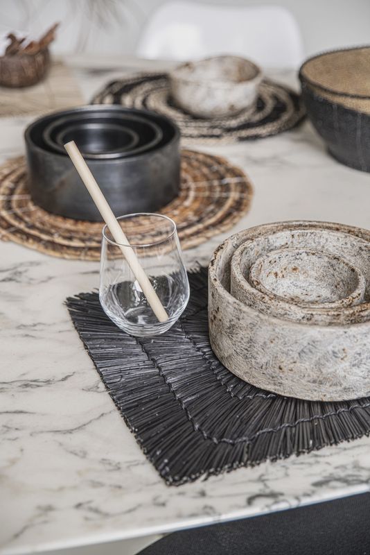 The Burned Cylinder Dish - set van 3