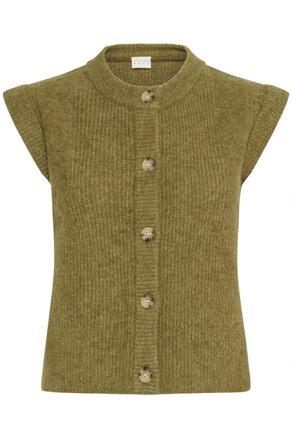 Irsilvi waistcoat, Colour: Green Moss Melange, Size: S