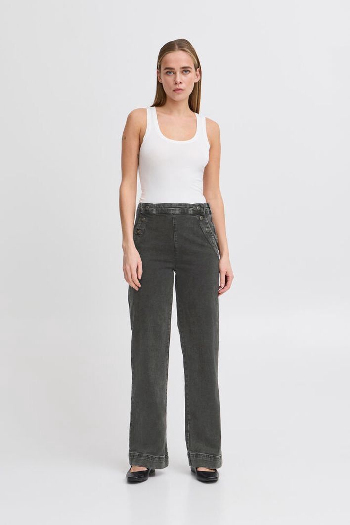 Irharper pants - meteorite washed denim