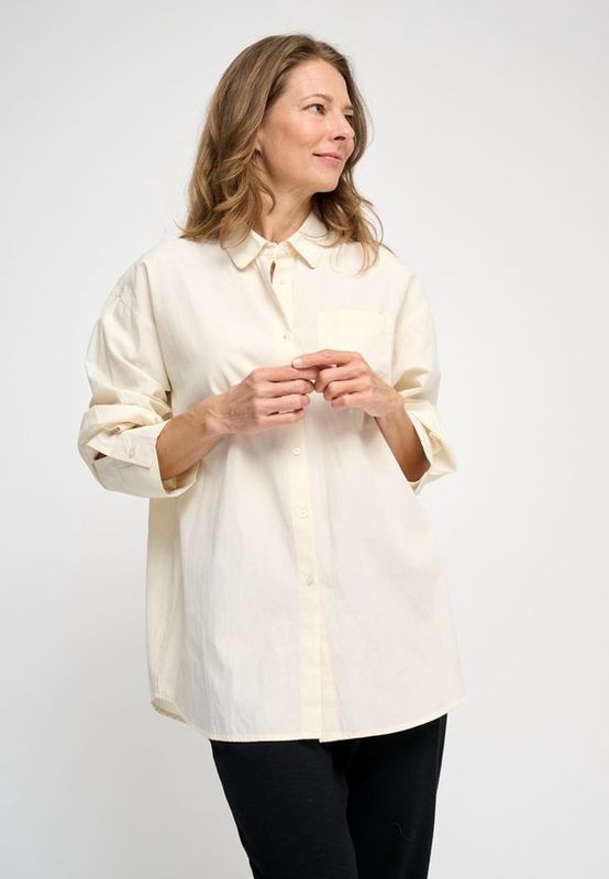 Avalon shirt poplin - naturel