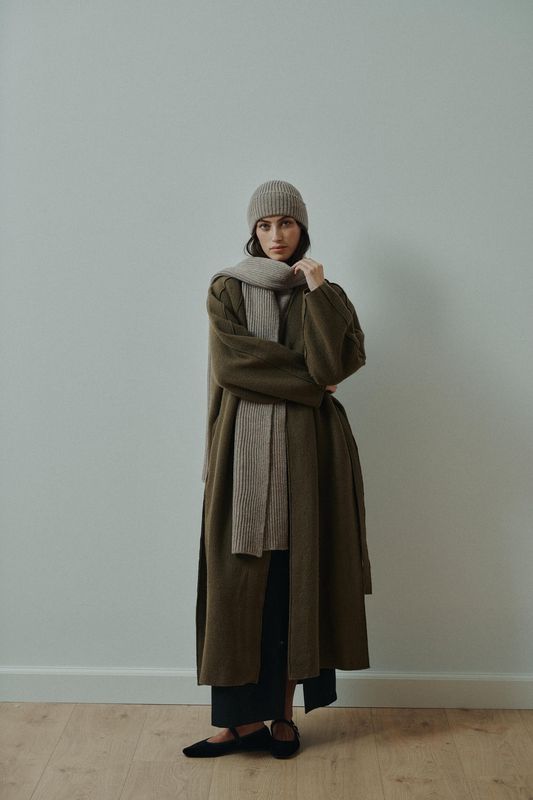 Silje knitted scarf