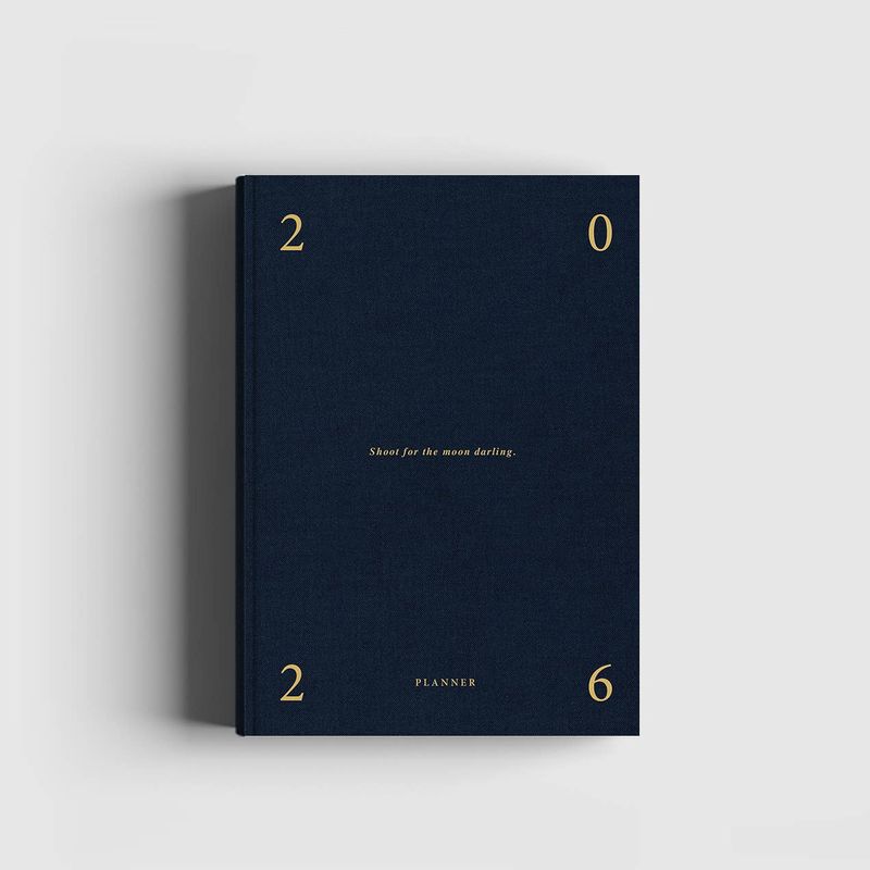 Cozy Planner 2026 “Shoot for the moon darling”