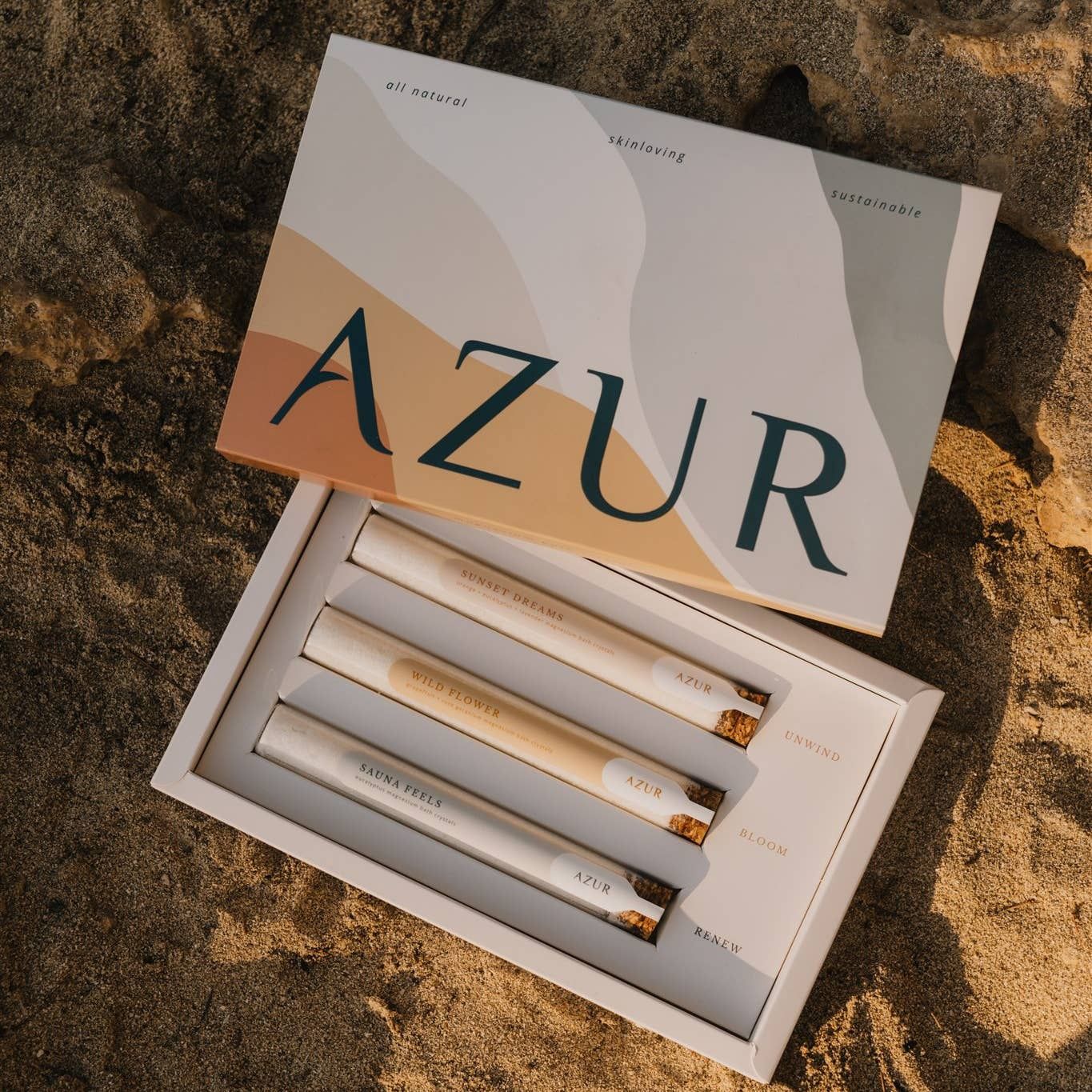 Azur - Bathtime stories geschenkset