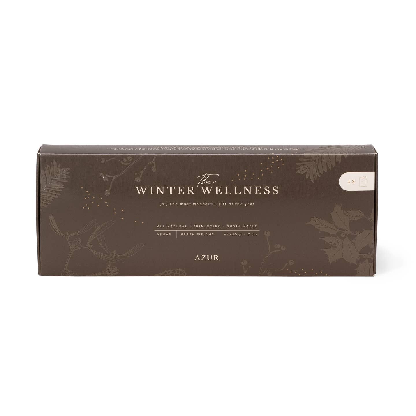 Winter welness cadeauset- 100% natuurlijke zepen