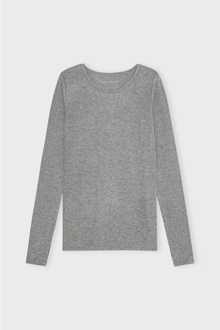 Evermore tee, Colour: Grey melange, Size: XS