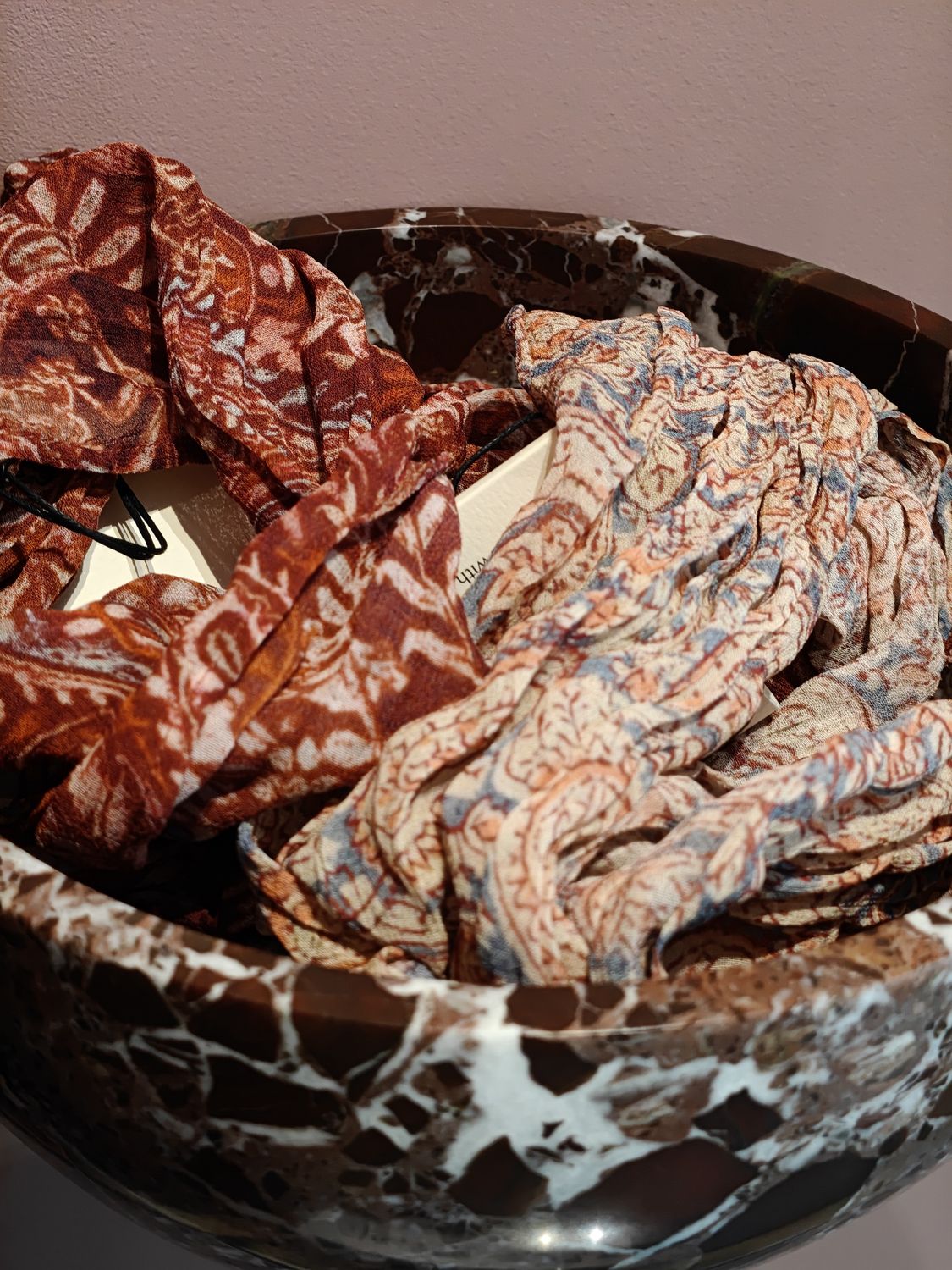 Allan scarf - red mirage