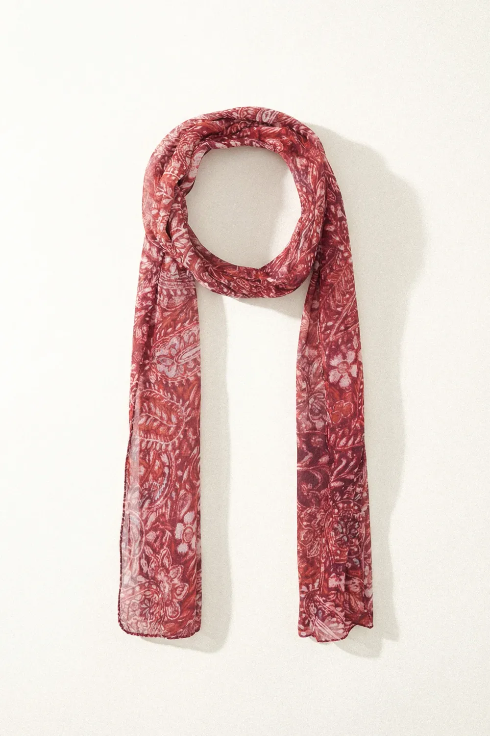 Maison hotel Allan scarf - red mirage