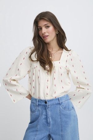 Irdory shirt - birch with flower
