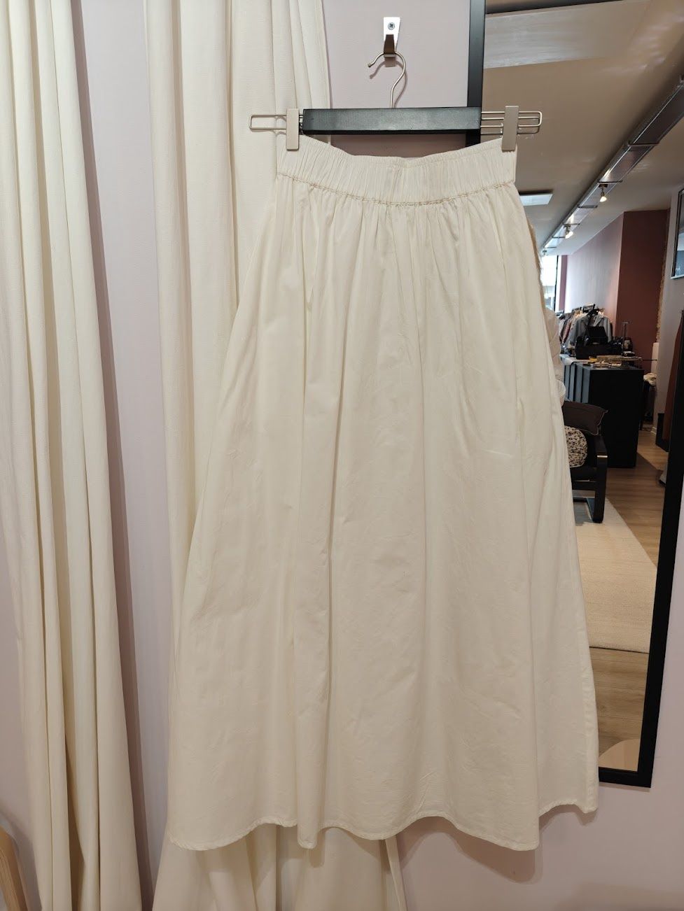 Irissa long skirt - white sand