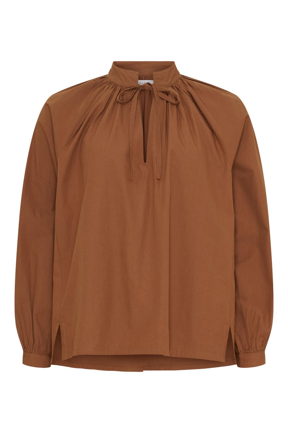 Irissa longsleeve blouse - cambridge brown