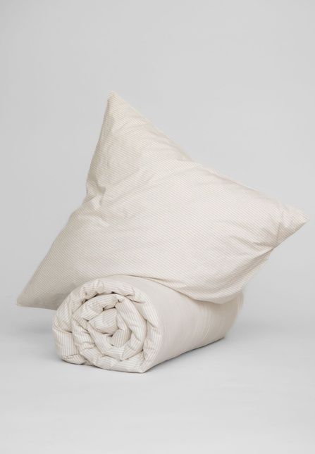 Organisch katoenen bedlinnen set - majuli stripes