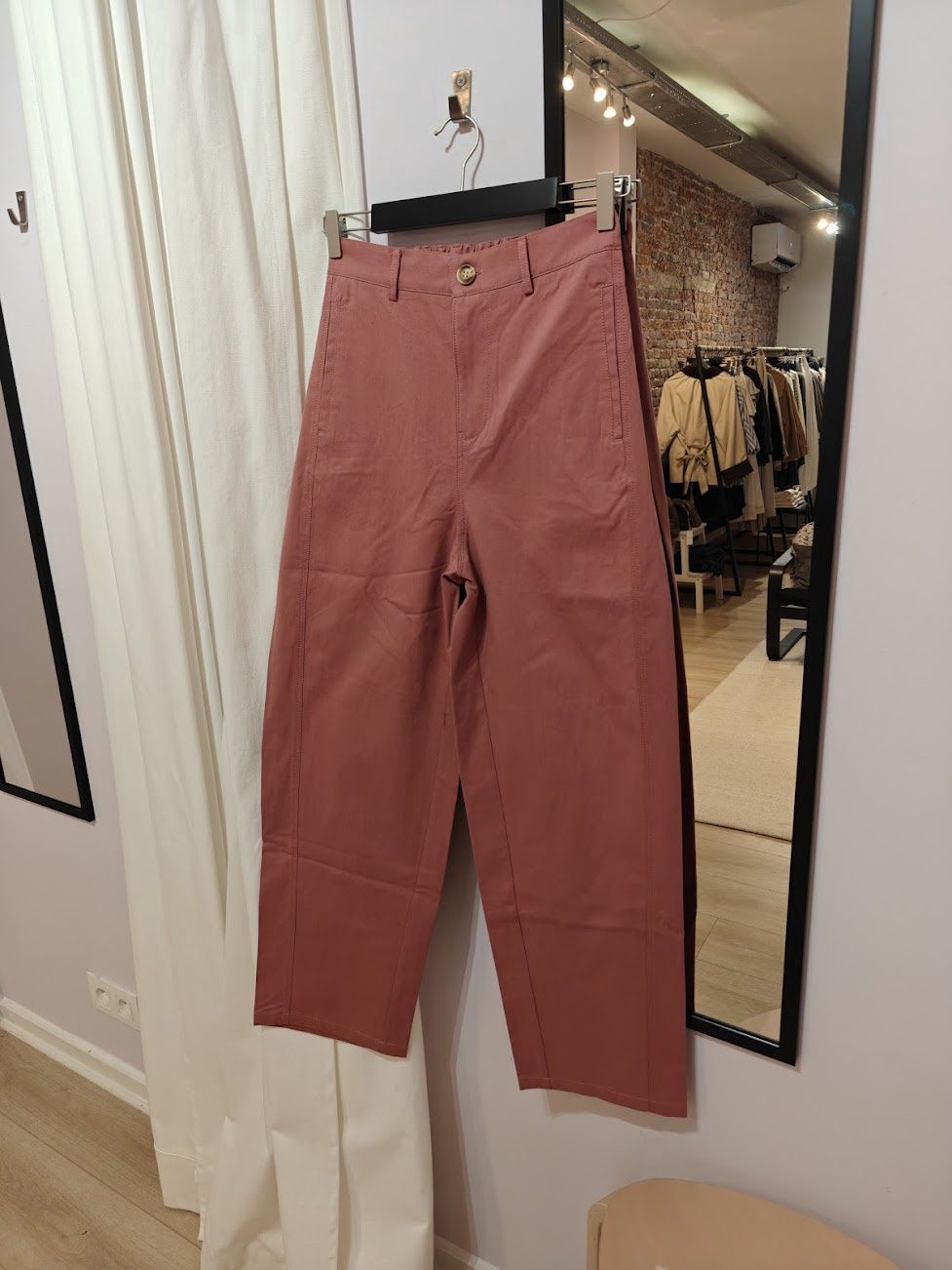 Katoenen broek The Korner - roze