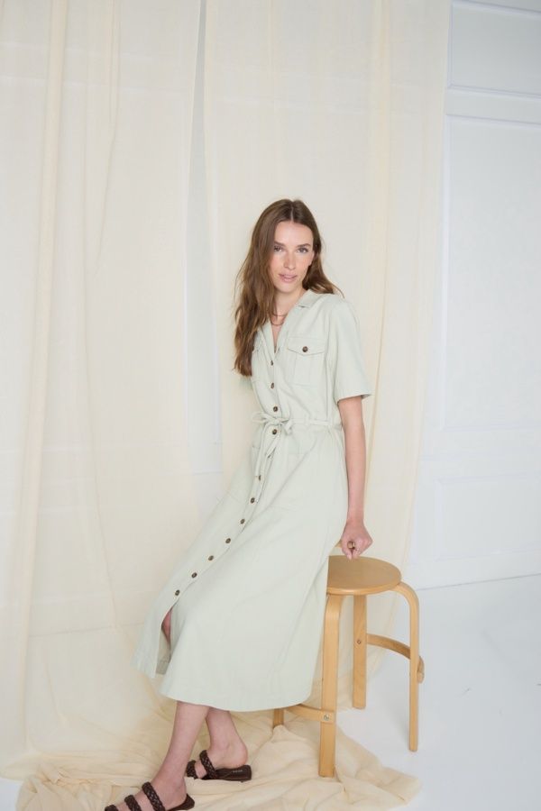 Irkunis dress - celadon tint