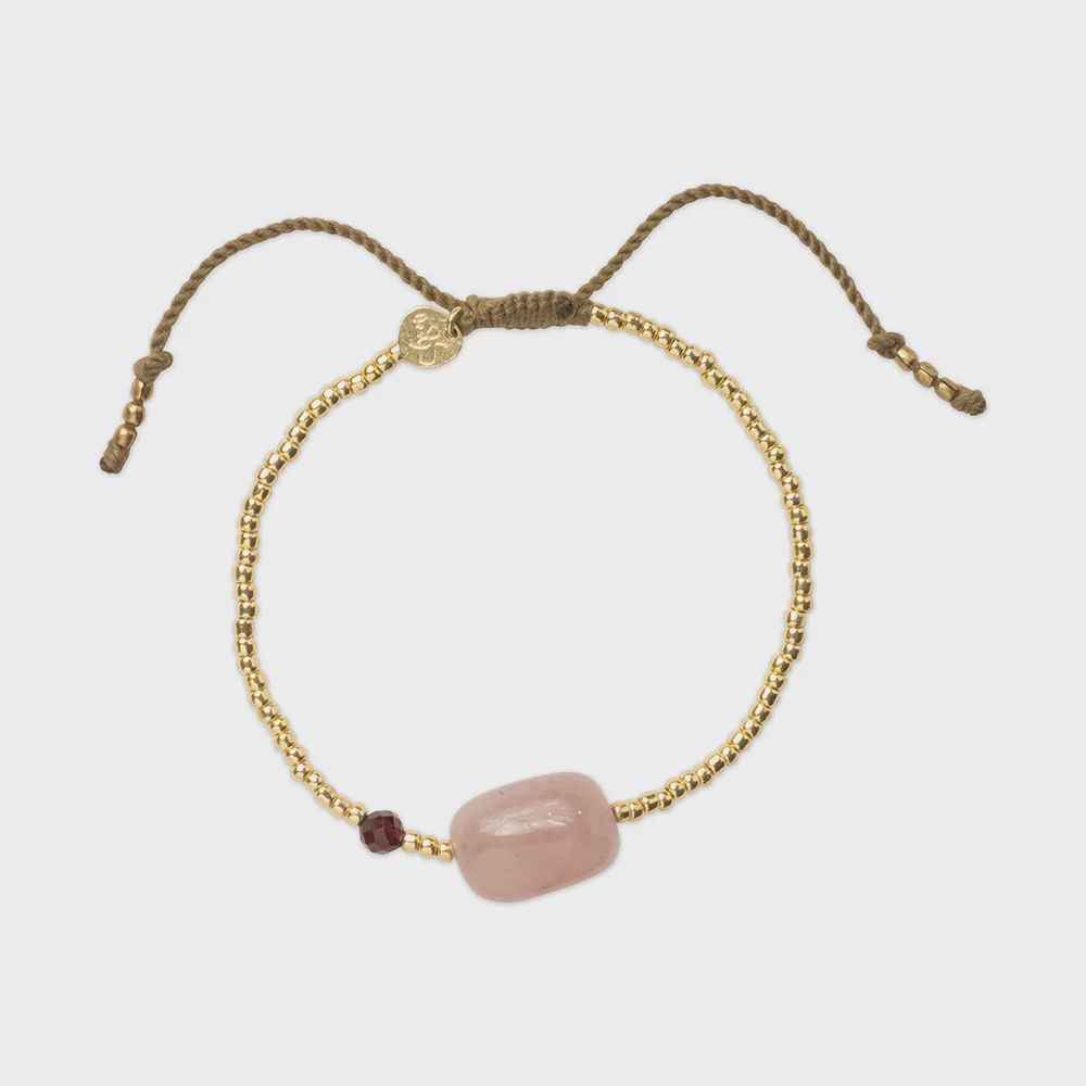 A beautiful story Surprise rozenkwarts armband