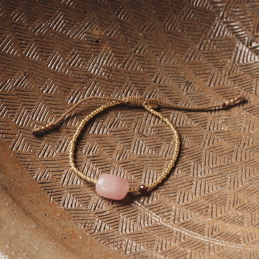 Surprise - rozenkwarts armband