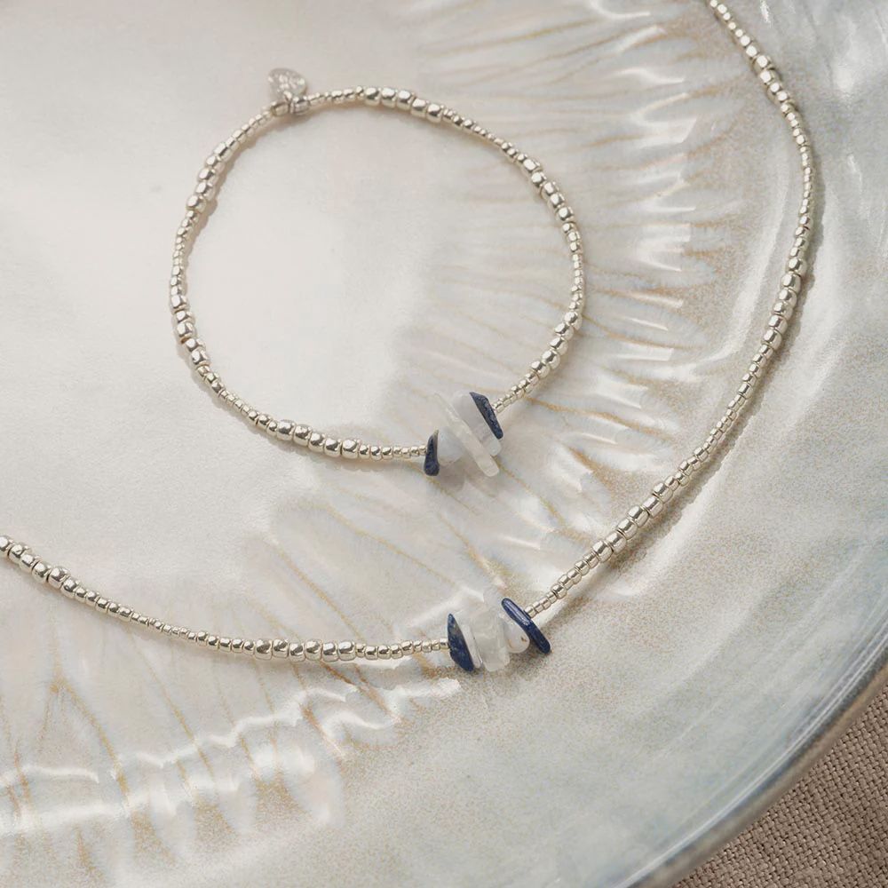 Tide - maansteen armband