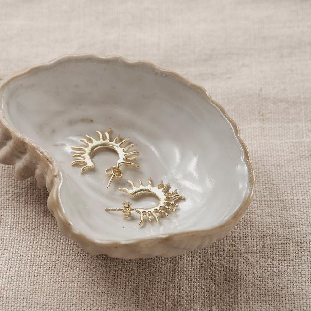 Fierce - vergulde oorbellen