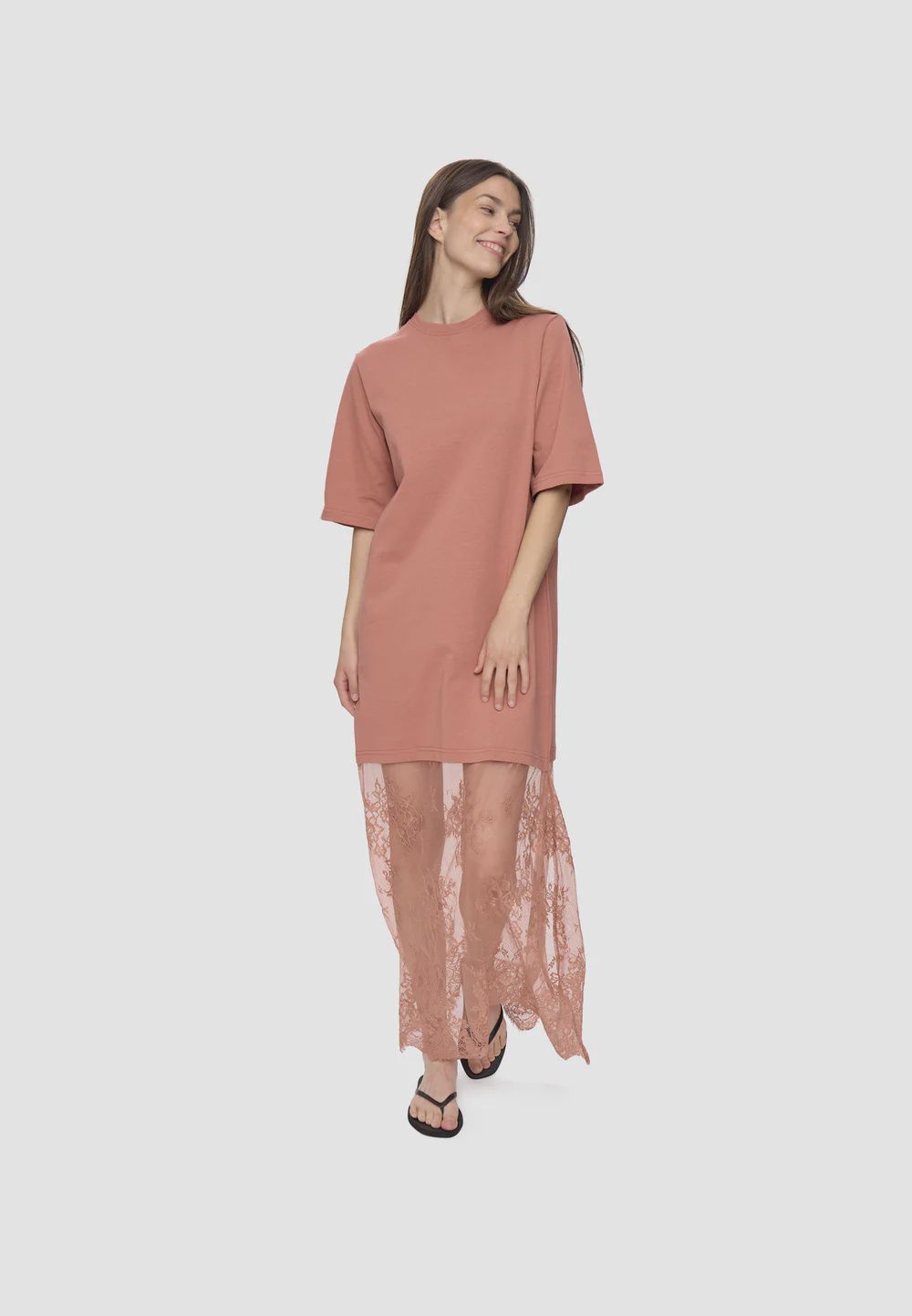 Cambria tshirt dress - apple butter