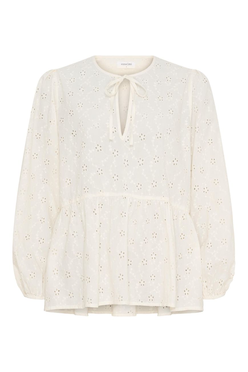 Melody longsleeve blouse - white sand
