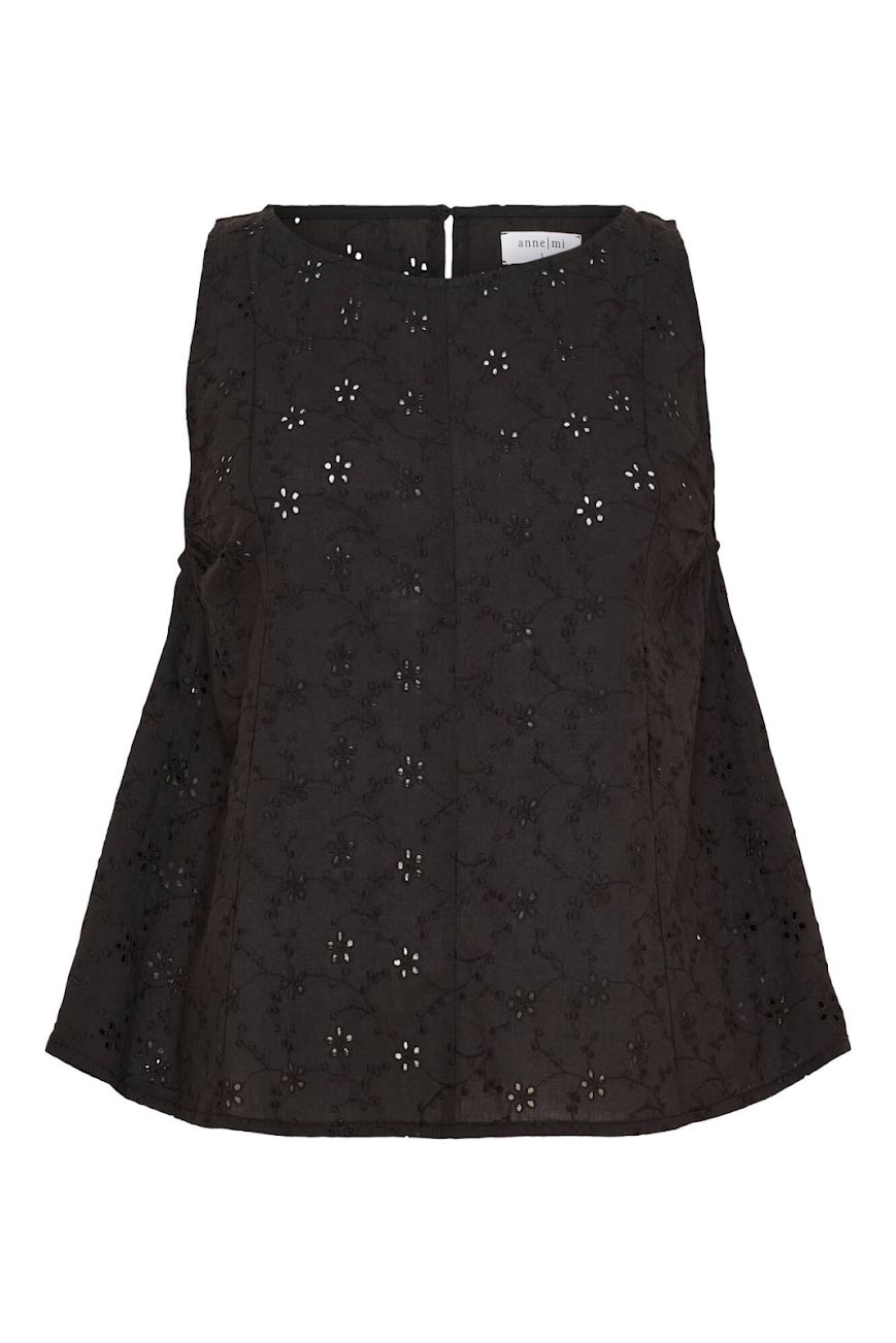 Melody shortsleeve top - black