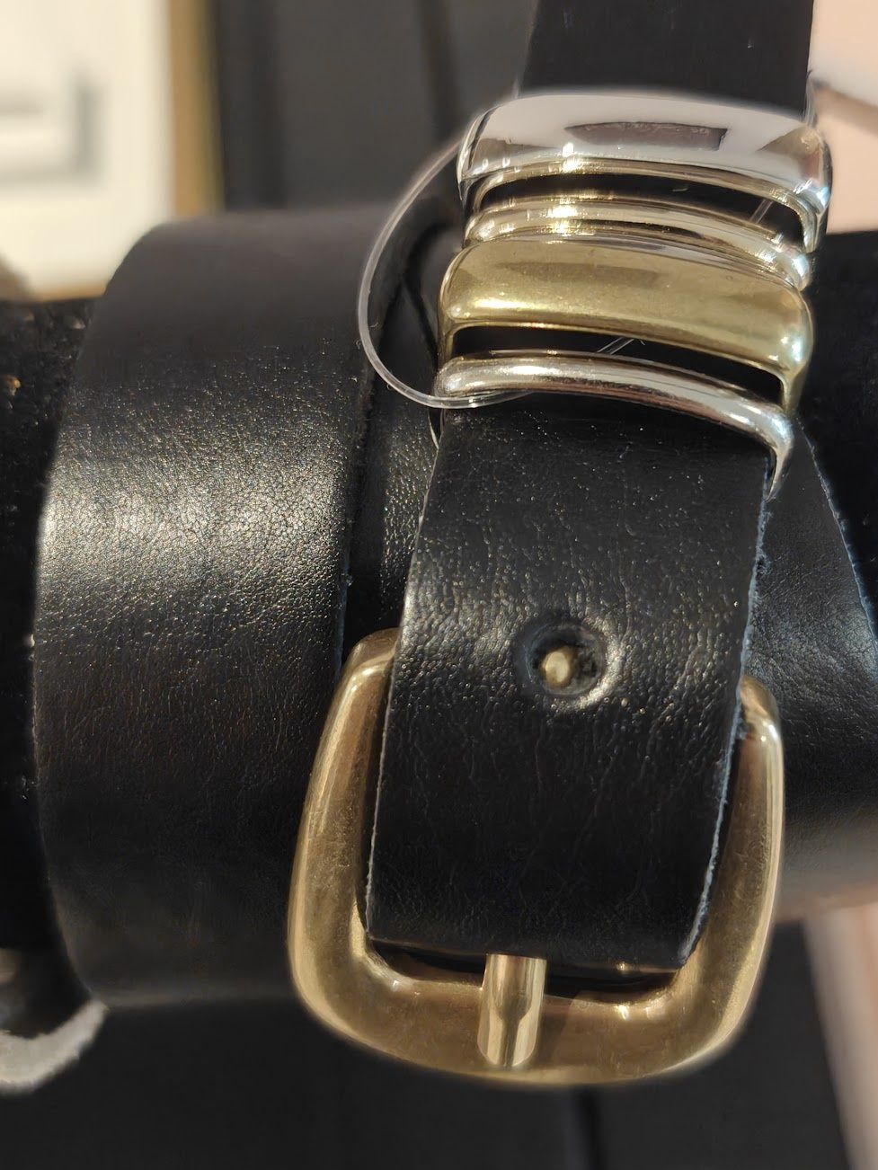 Ruby riem mixed metals - zwart