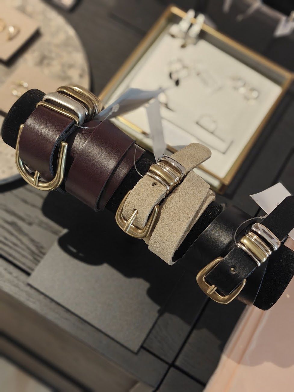 Ruby riem mixed metals - zwart