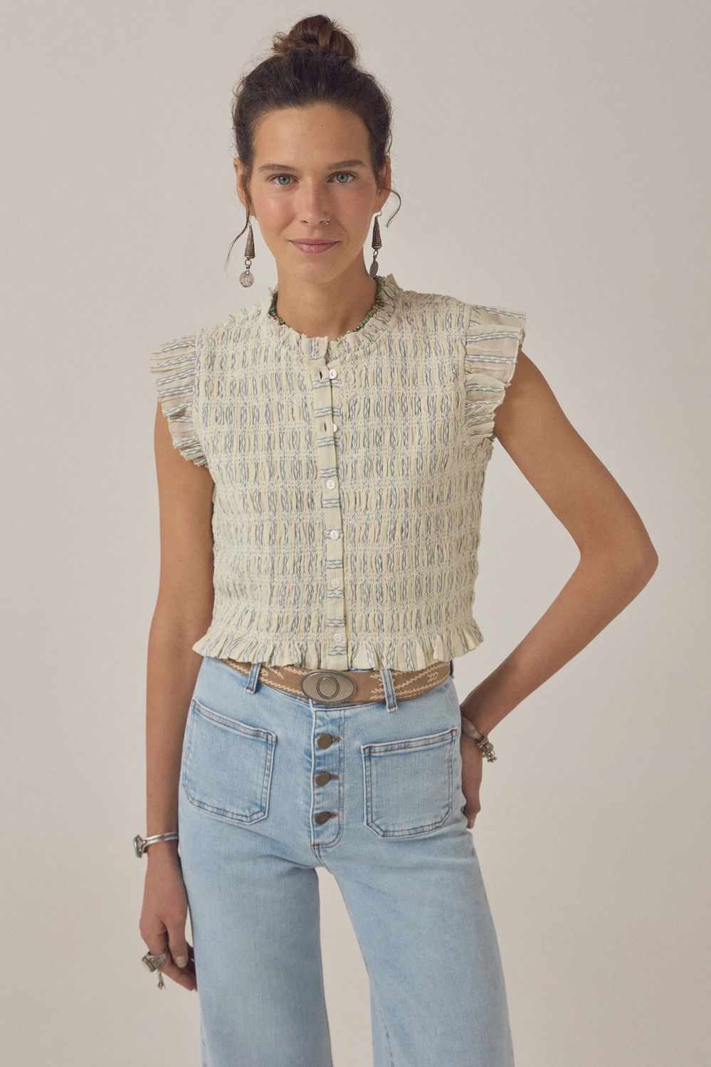 Omaris sleeveless blouse