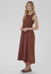 Lula jersey dress -  brandy snifter