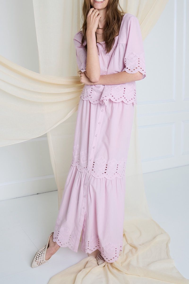 Ireverly skirt - dawn pink