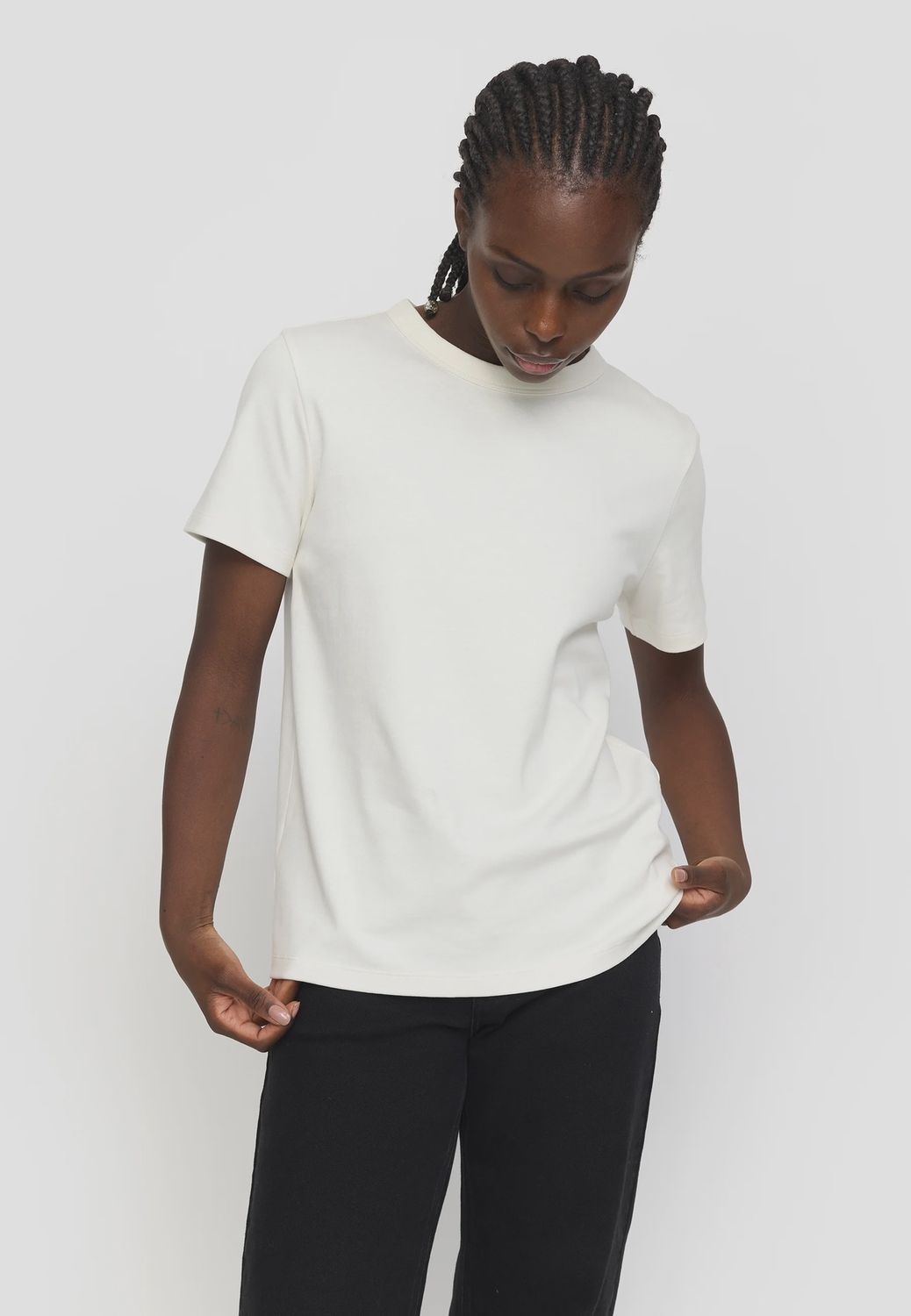 Hella shirt - snow white