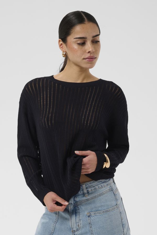 Abalina knit pullover - black