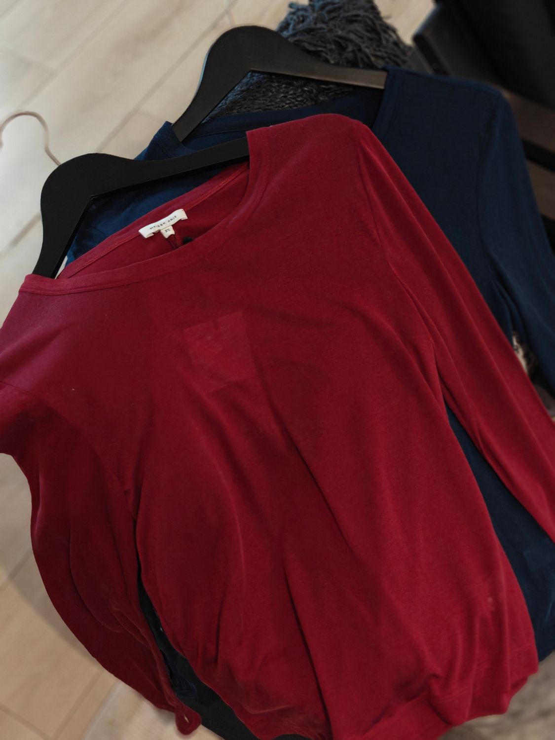 Maison anje Dova longsleeve tshirt - grenat