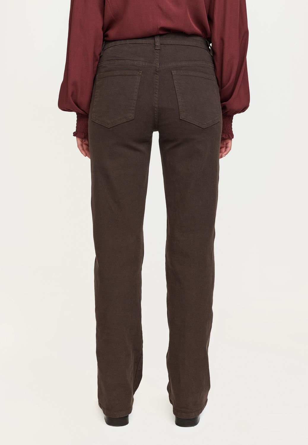 Soft Rebels Willa midwaist wide jeans -  brown