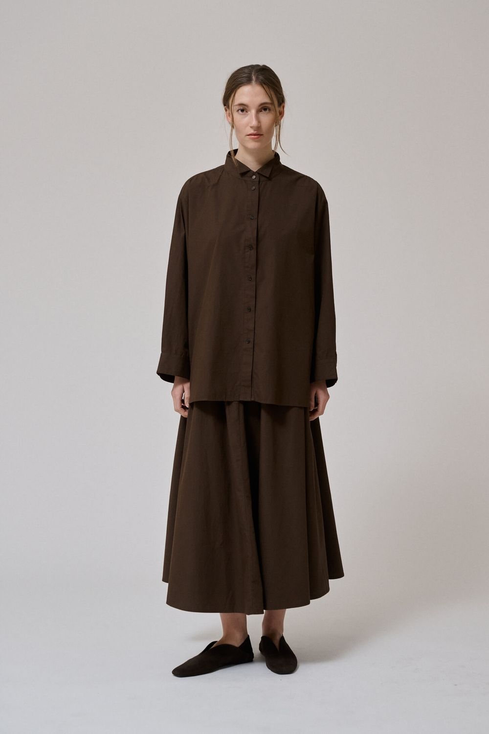 Anne-mi Irissa long skirt - demitasse
