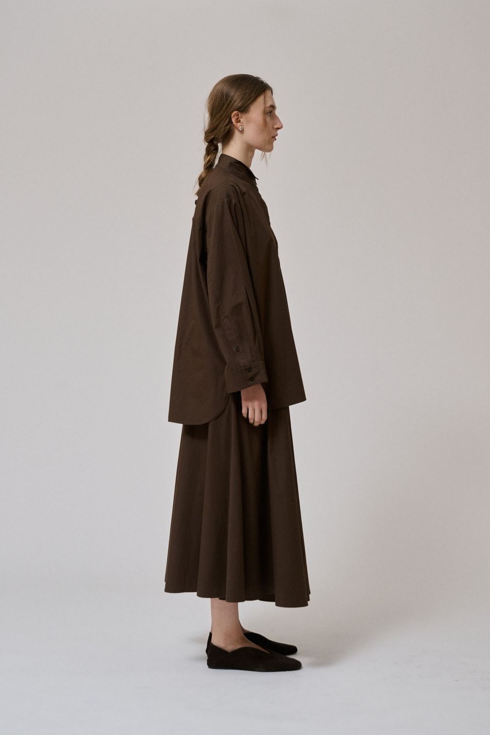 Anne-mi Irissa long skirt - demitasse