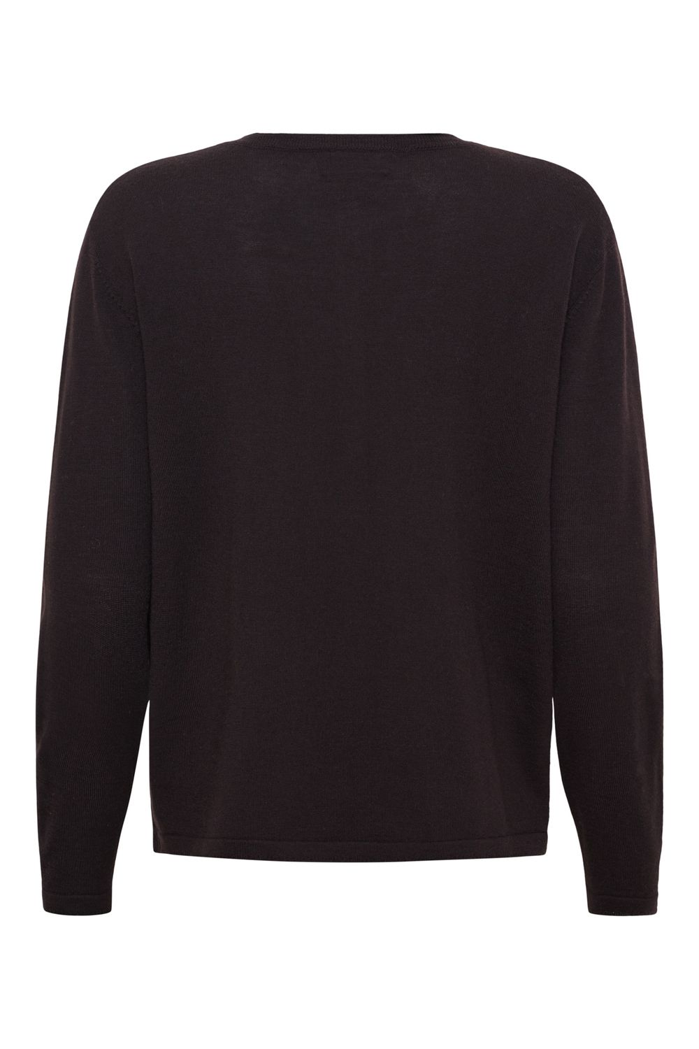 Anne-mi Pine longsleeve blouse - espresso