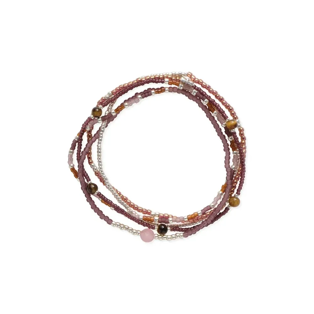 A beautiful story Experience rozenkwarts armband