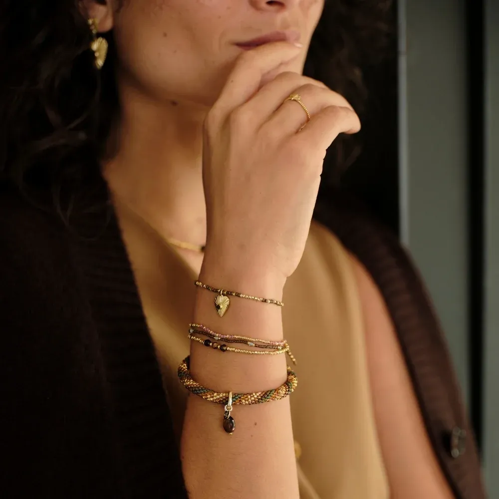A beautiful story Balanced tijgeroog armband
